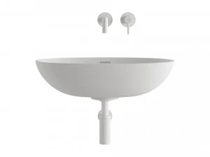 Lavat&oacute;rio de bancada SHELL e misturador de lavat&oacute;rio em Y da OMNIRES Modelo 3D