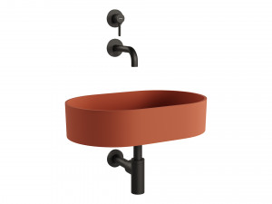 OVO Countertop Basin and Y Basin Mixer by OMNIRES 3D Модель