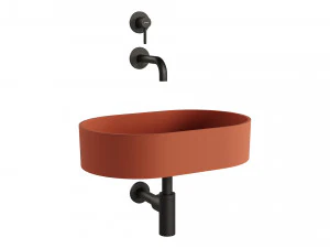 Lavat&oacute;rio de bancada OVO e misturador de lavat&oacute;rio em Y da OMNIRES Modelo 3D