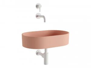 Lavat&oacute;rio de bancada OVO e misturador de lavat&oacute;rio em Y da OMNIRES Modelo 3D