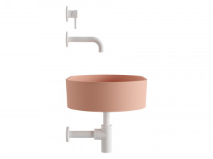 OVO Countertop Basin and Y Basin Mixer by OMNIRES 3D Модель