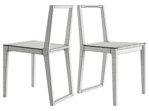 SKIN Chair by Branca Lisboa 3D मॉडल