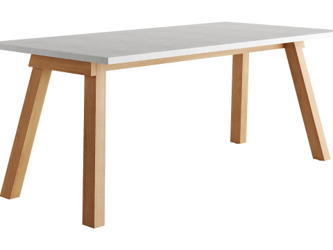 STANDARD Table by Branca Lisboa 3D 모델