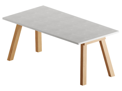 STANDARD Table by Branca Lisboa 3D 모델