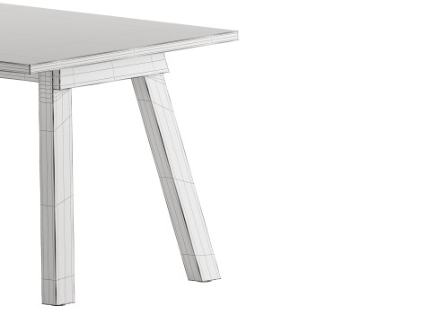STANDARD Table by Branca Lisboa 3D 모델