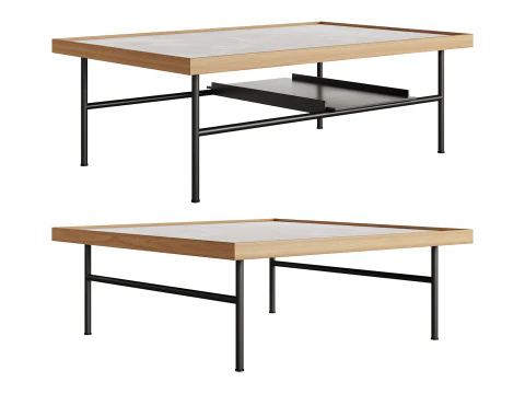 TREKUのKUTXAコーヒーテーブル 3Dモデル