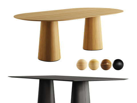 POV Table 464 by TON 3D 模型