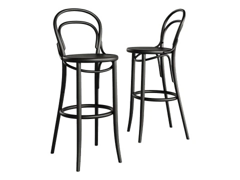 14 Barstool by TON 3D Model