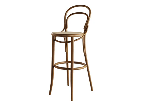 14 Barstool by TON 3D Model