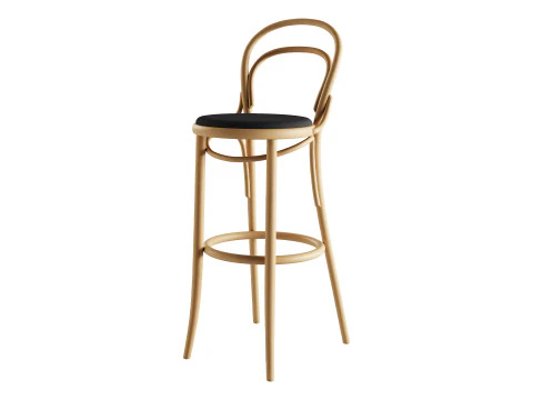 14 Barstool by TON 3D Model
