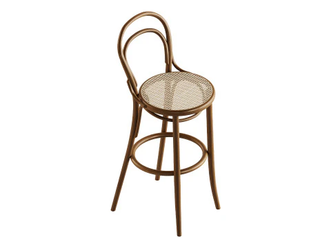 14 Barstool by TON 3D Model