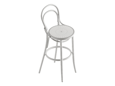 14 Barstool by TON 3D-Modell