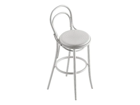 14 Barstool by TON 3D Model