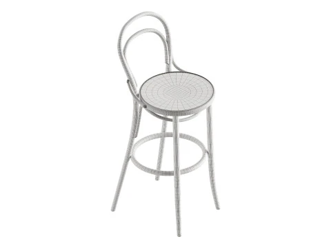 14 Barstool by TON 3D Model