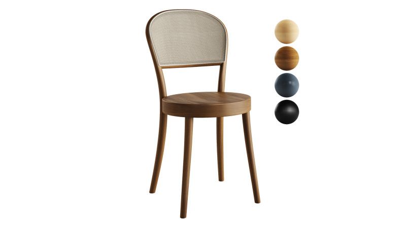 314 Chair with Netting Polo by TON 3D Model .c4d .max .obj .3ds .fbx .stl .blend 