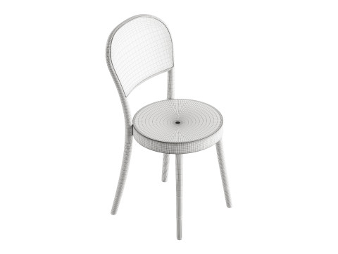 314 Chair with Netting Polo by TON 3D Model