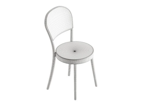 314 Chair with Netting Polo by TON 3D Model