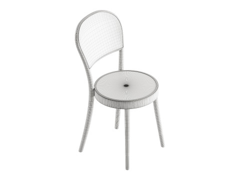 314 Chair with Netting Polo by TON 3D Model