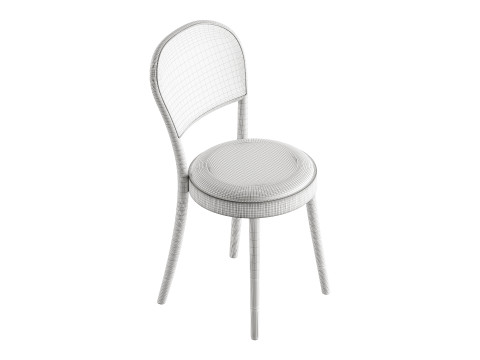 314 Chair with Netting Polo by TON 3D Model