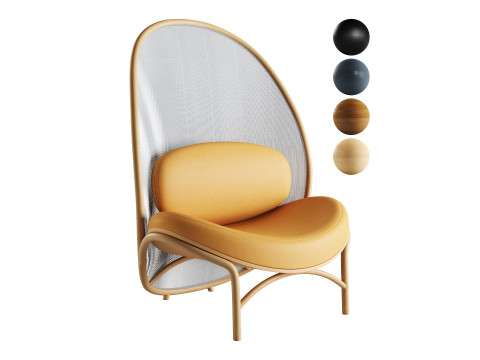 Chips Lounge Chair by TON Modelo 3D