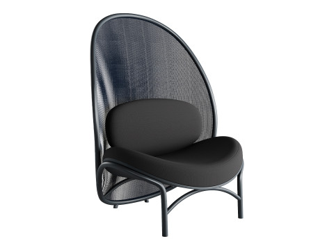 Chips Lounge Chair by TON 3Dモデル