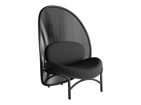 Chips Lounge Chair by TON 3Dモデル