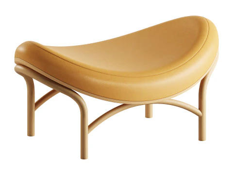 Chips Ottoman by TON 3D Model