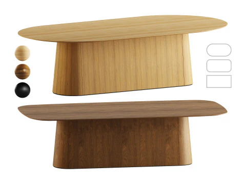 POV-Tisch 467 von TON 3D Modell