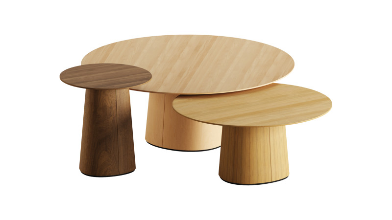 POV Coffee Table by TON 3D Model .c4d .max .obj .3ds .fbx .stl .blend 