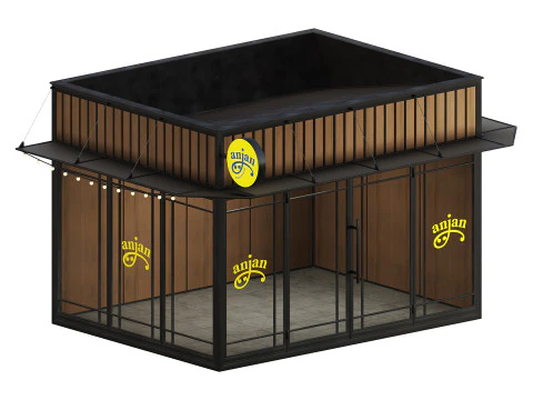 Павільйон ANJAN від Devran3D 3D Модель