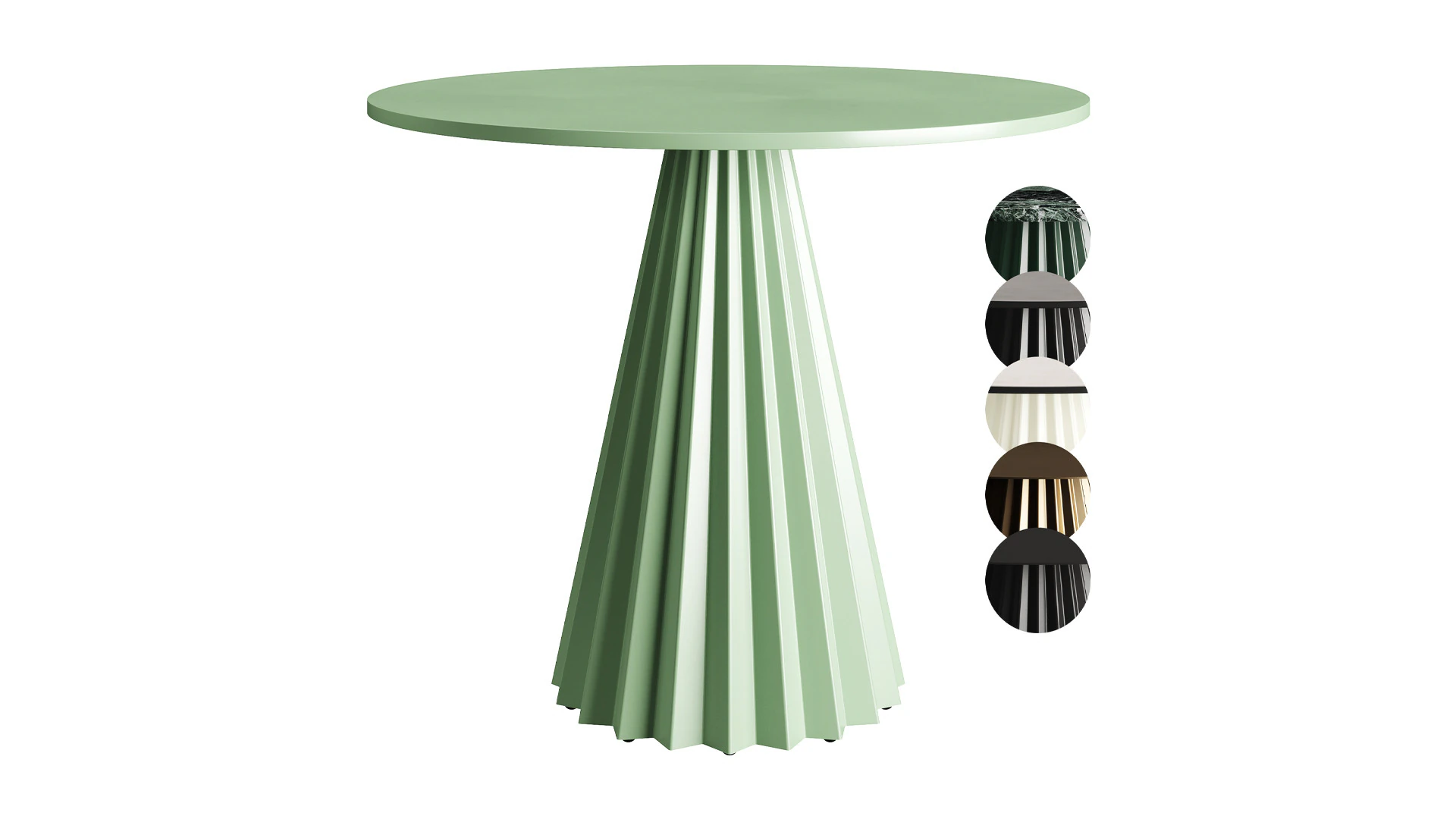 Mesa bistrô Plisse H73 da MIDJ Modelo 3D .c4d .max .obj .3ds .fbx .stl .blend