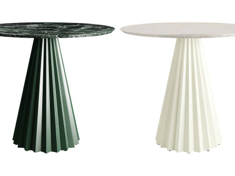 Mesa bistr&ocirc; Plisse H73 da MIDJ Modelo 3D
