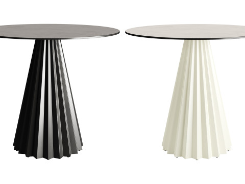 Plisse H73 Bistro Table by MIDJ 3D Model