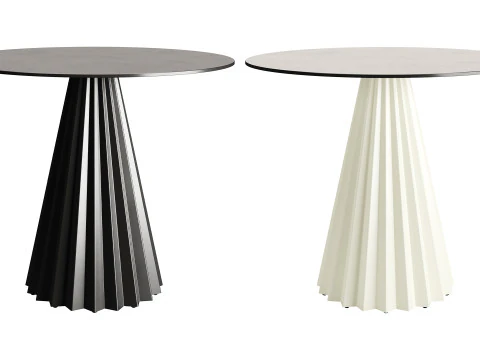 Mesa bistr&ocirc; Plisse H73 da MIDJ Modelo 3D