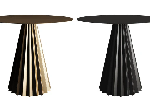 Mesa bistr&ocirc; Plisse H73 da MIDJ Modelo 3D