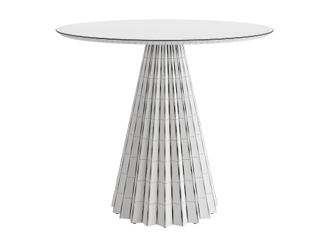 Plisse H73 Bistro Table by MIDJ 3D Model
