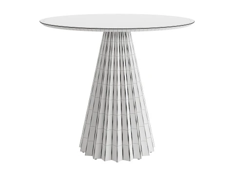 Mesa bistr&ocirc; Plisse H73 da MIDJ Modelo 3D