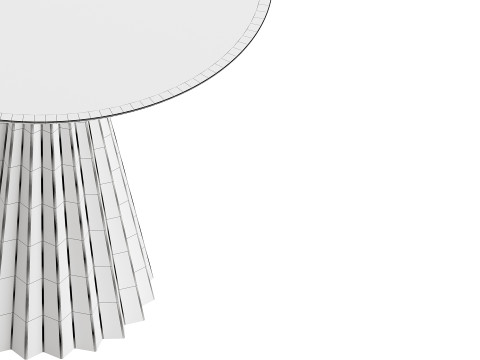 Plisse H73 Bistro Table by MIDJ 3D Model