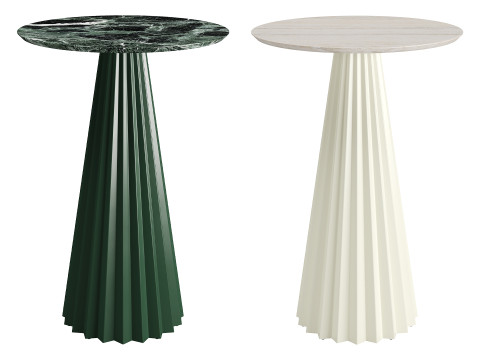 Plisse H103 Bistro Table by MIDJ 3D Модель