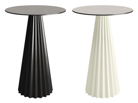 Plisse H103 Bistro Table by MIDJ 3D Model