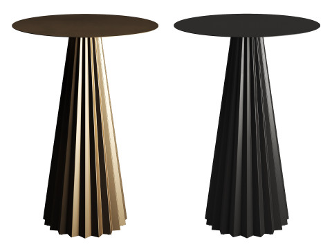 Plisse H103 Bistro Table by MIDJ 3D Модель