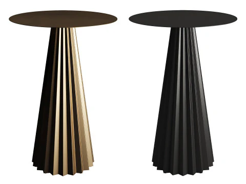 Plisse H103 Bistro Table by MIDJ 3D Model