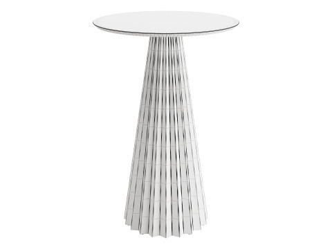 Plisse H103 Bistro Table by MIDJ 3D Модель