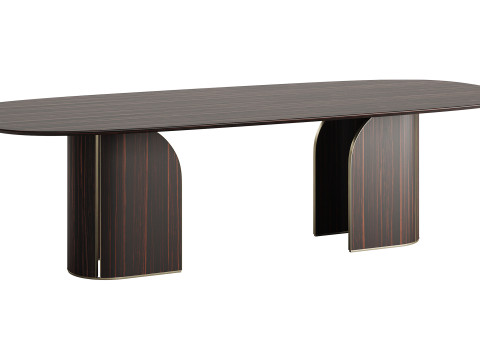 DUNA Dining Table by Capital Collection 3D Model