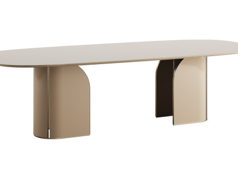 DUNA Dining Table by Capital Collection 3D Model
