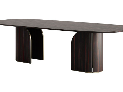 DUNA Dining Table by Capital Collection 3D Model