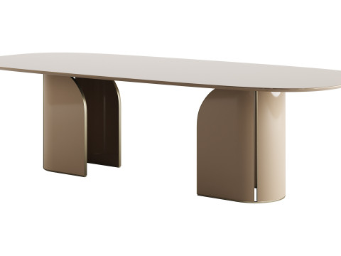 DUNA Dining Table by Capital Collection 3D Model