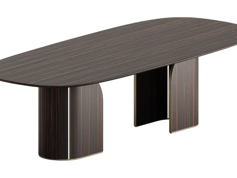 DUNA Dining Table by Capital Collection 3D Model