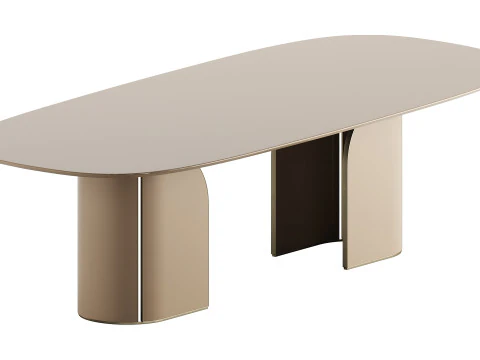 DUNA Dining Table by Capital Collection 3D Model