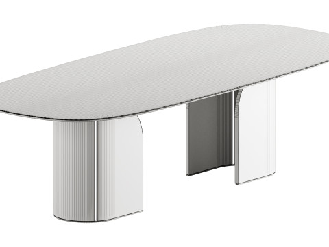 DUNA Dining Table by Capital Collection 3D Model